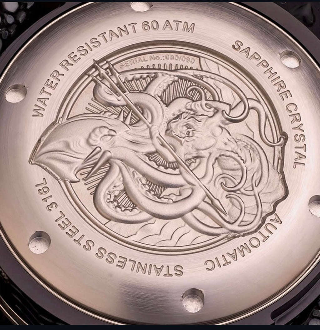 Core Diver - Black Mother of Pearl - Carbon Fiber Bezel - Final Batch!
